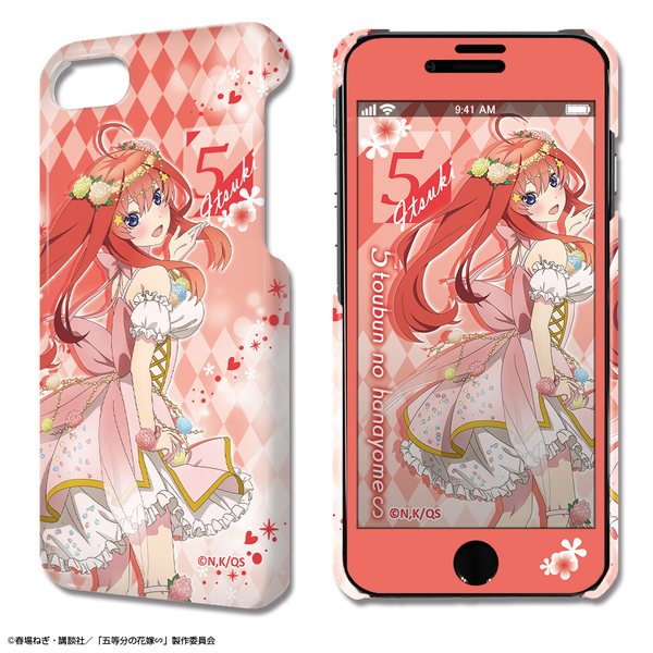 五等分の花嫁∽ デザジャケット iPhone SE(第2世代)/8/7/6/6s ケース＆保護シート デザイン05(中野五月/花の妖精ver.)【描き下ろし】（2024年6月下旬以降発