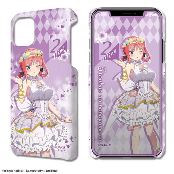 五等分の花嫁∽ デザジャケット iPhone 11 ケース＆保護シート デザイン02(中野二乃/花の妖精ver.)【描き下ろし】（2024年6月下旬以降発売予定）