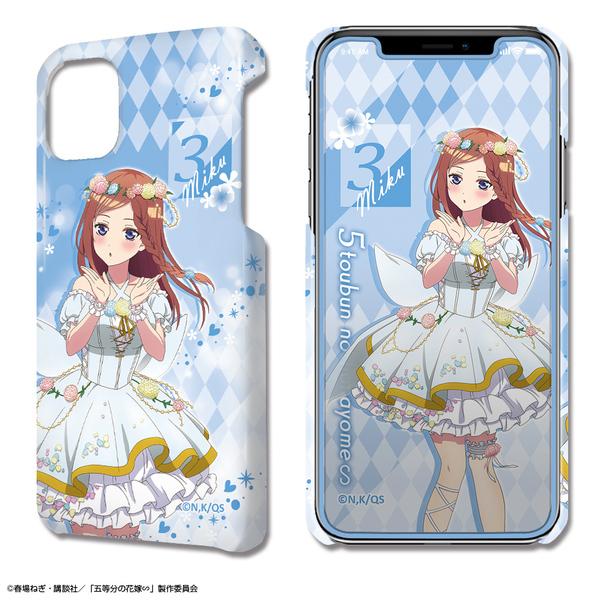 五等分の花嫁∽ デザジャケット iPhone 11 ケース＆保護シート デザイン03(中野三玖/花の妖精ver.)【描き下ろし】（2024年6月下旬以降発売予定）