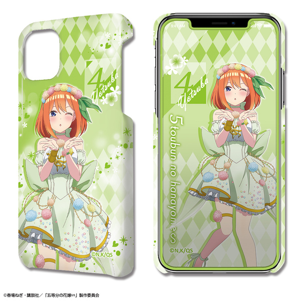 五等分の花嫁∽ デザジャケット iPhone 12/12 Pro ケース＆保護シート デザイン04(中野四葉/花の妖精ver.)【描き下ろし】（2024年6月下旬以降発売予定）