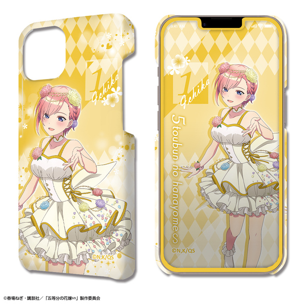 五等分の花嫁∽ デザジャケット iPhone 13 ケース＆保護シート デザイン01(中野一花/花の妖精ver.)【描き下ろし】（2024年6月下旬以降発売予定）