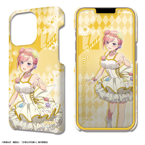 五等分の花嫁∽ デザジャケット iPhone 13 Pro ケース＆保護シート デザイン01(中野一花/花の妖精ver.)【描き下ろし】（2024年6月下旬以降発売予定）