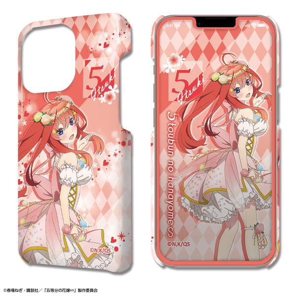 五等分の花嫁∽ デザジャケット iPhone 13 Pro ケース＆保護シート デザイン05(中野五月/花の妖精ver.)【描き下ろし】（2024年6月下旬以降発売予定）