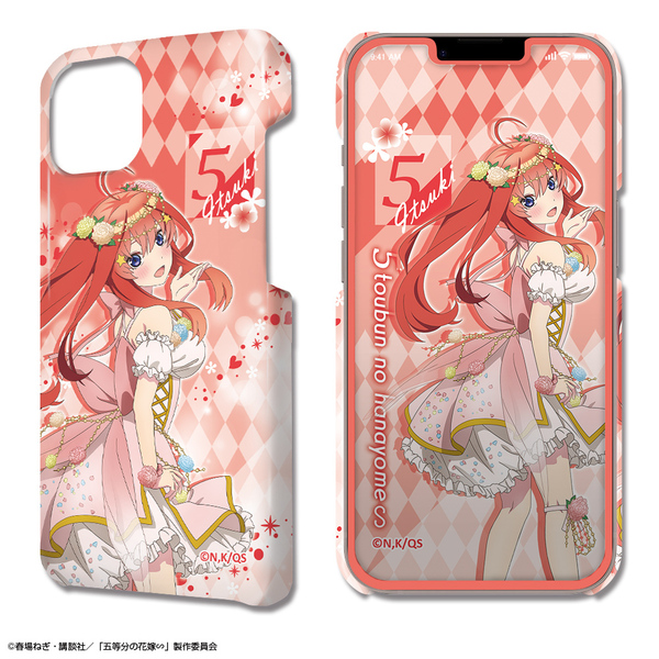 五等分の花嫁∽ デザジャケット iPhone 14 ケース＆保護シート デザイン05(中野五月/花の妖精ver.)【描き下ろし】（2024年6月下旬以降発売予定）