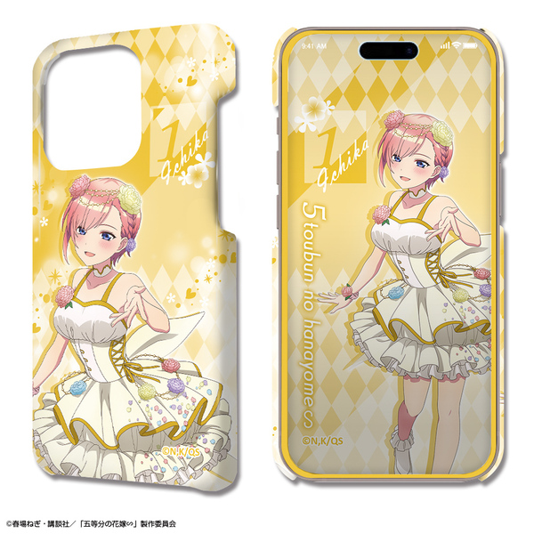 五等分の花嫁∽ デザジャケット iPhone 14 Pro ケース＆保護シート デザイン01(中野一花/花の妖精ver.)【描き下ろし】（2024年6月下旬以降発売予定）