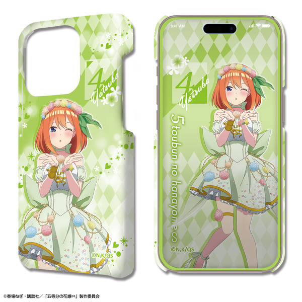 五等分の花嫁∽ デザジャケット iPhone 14 Pro ケース＆保護シート デザイン04(中野四葉/花の妖精ver.)【描き下ろし】（2024年6月下旬以降発売予定）