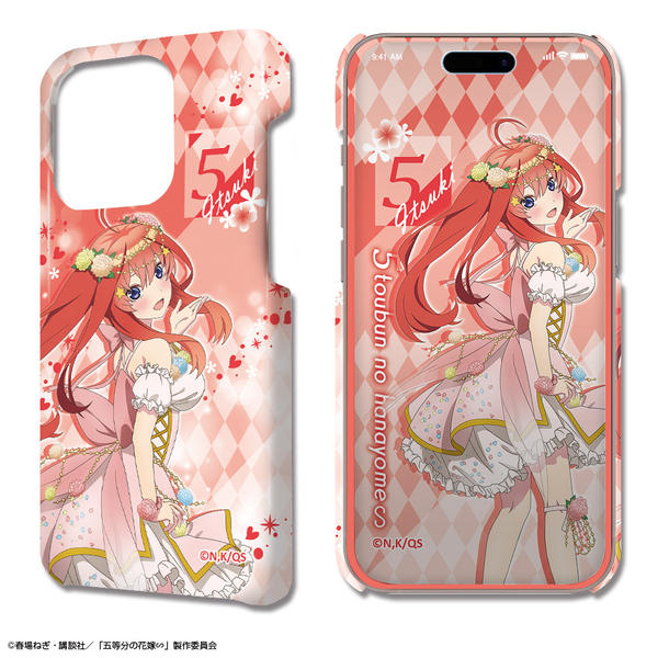 五等分の花嫁∽ デザジャケット iPhone 14 Pro ケース＆保護シート デザイン05(中野五月/花の妖精ver.)【描き下ろし】（2024年6月下旬以降発売予定）