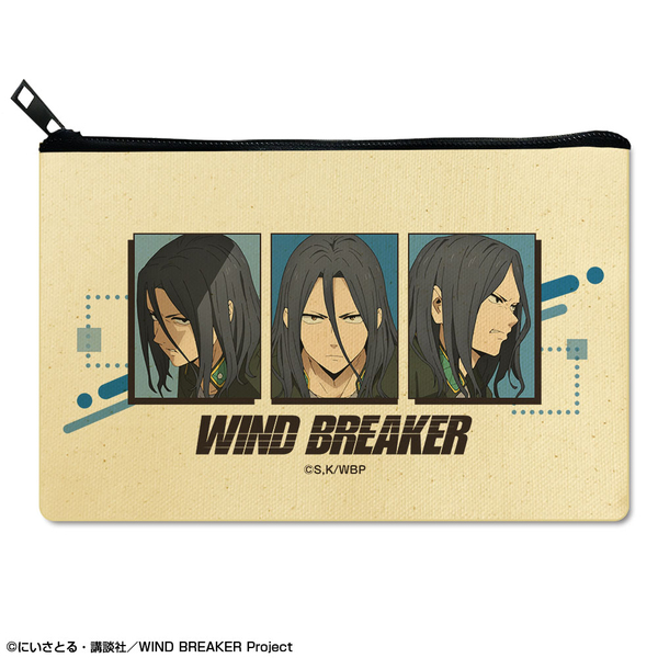 TVアニメ「WIND BREAKER」 フラットポーチ デザイン03(杉下京太郎)（2024年7月下旬以降発売予定）