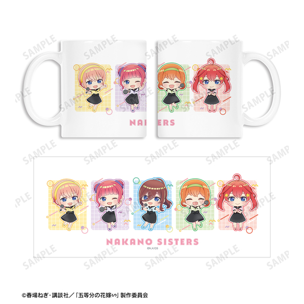 五等分の花嫁∽ 集合 ちびキャラ マグカップ ver.A