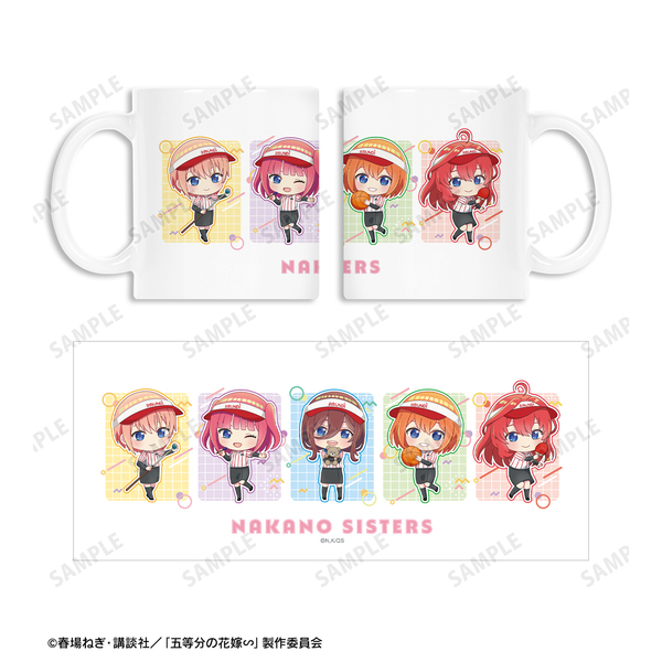 五等分の花嫁∽ 集合 ちびキャラ マグカップ ver.B