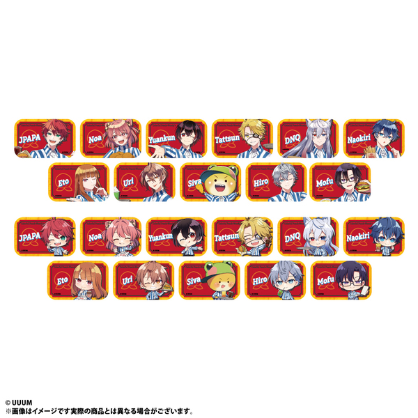 カラフルピーチ　トレーディング缶バッジ　【ウェンディーズ】【単品】