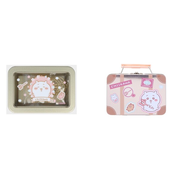 缶入クリップ＆缶入ミニレターセット　ちいかわ