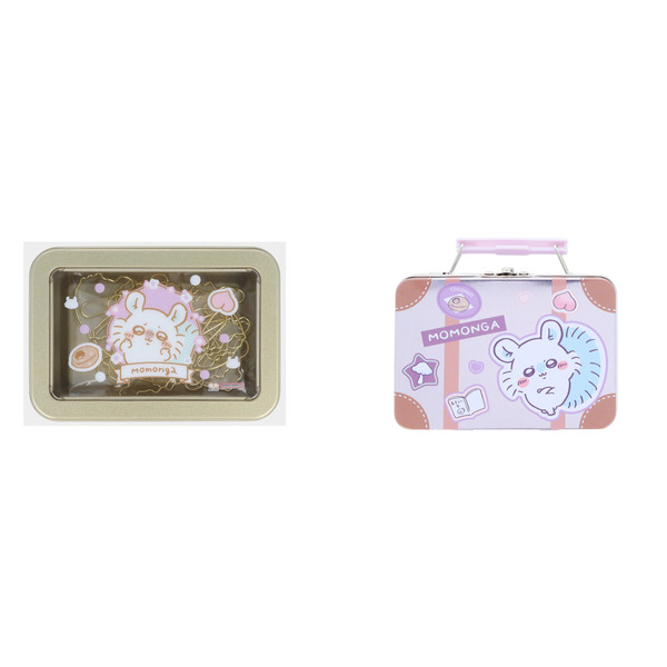 缶入クリップ＆缶入ミニレターセット　ちいかわ　モモンガ