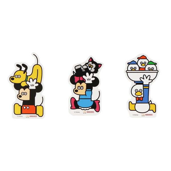 ステッカー　ディズニー　ＭＳＣ　ミッキーマウスＡ/ミニーマウス/ドナルドダック