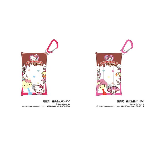 サンリオキャラクターズチョコレート　マルチクリアケースSサイズ Vol.2　01　ハローキティ＆02　マイメロディ【セット】