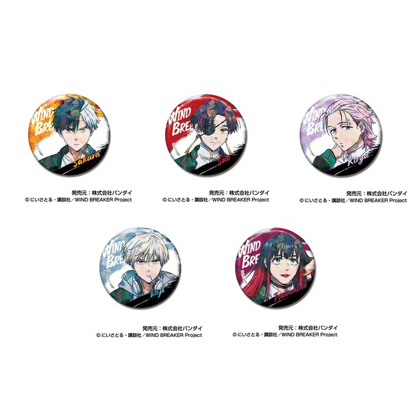 キラッとCANバッジ アニメ WIND BREAKER 全種セット