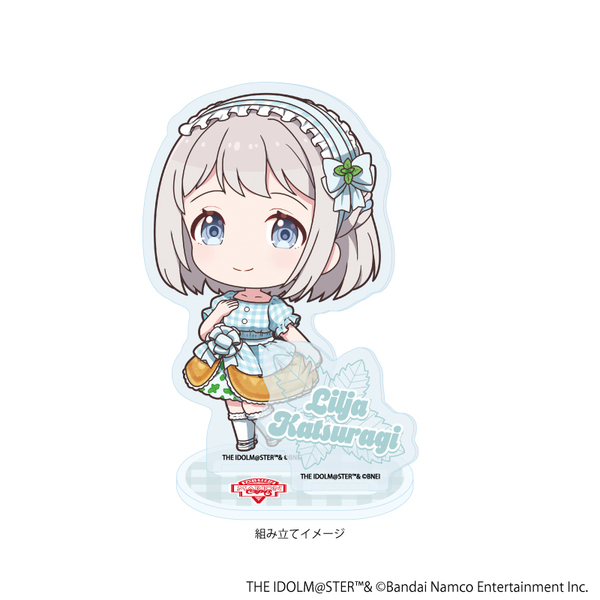 アクリルスタンドプレート「学園アイドルマスター」05/葛城リーリヤ クレープ風ドレスver.(ミニキャライラスト)（2025年6月以降発売予定）