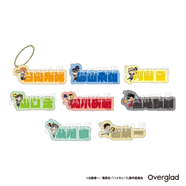 （単品）トレーディングアクリルネームブロックキーホルダー　ハイキュー!!