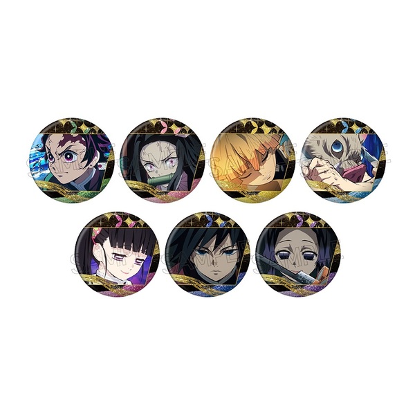 鬼滅の刃 グリッター　缶バッジVol.3　A　単品【単品】（2025年10月中旬以降発売予定）