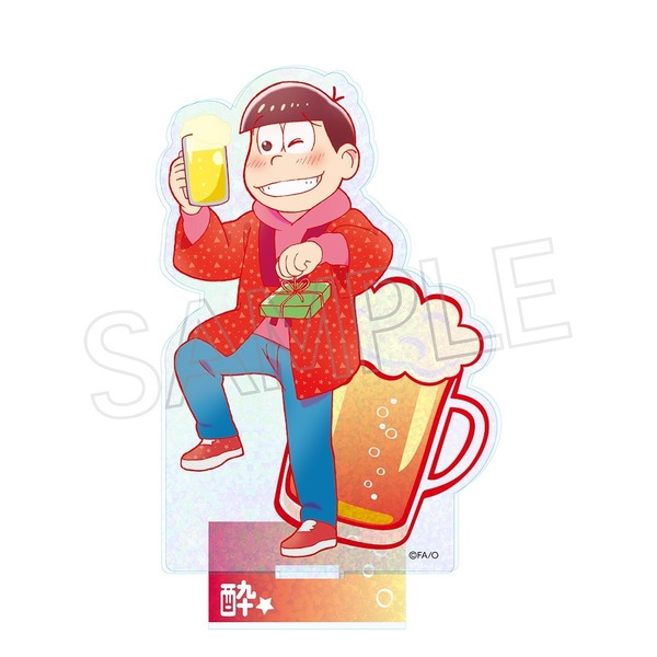 おそ松さん ビビッドライン　ホロアクリルスタンド　酔い松　おそ松（2025年8月上旬以降発売予定）