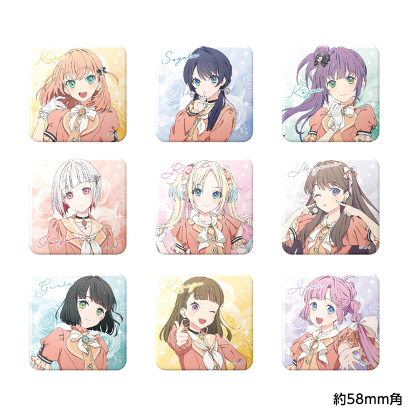 ラブライブ！蓮ノ空女学院スクールアイドルクラブ トレーディング描き下ろしスクエア缶バッジ（単品）【単品】（2025年10月以降発売予定）