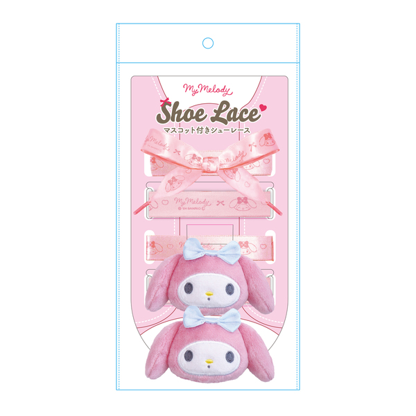マスコット付きシューレース　サンリオ　マイメロディ