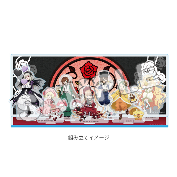 ローゼンメイデン×サンリオキャラクターズ／アクリルジオラマ（2025年10月以降発売予定）