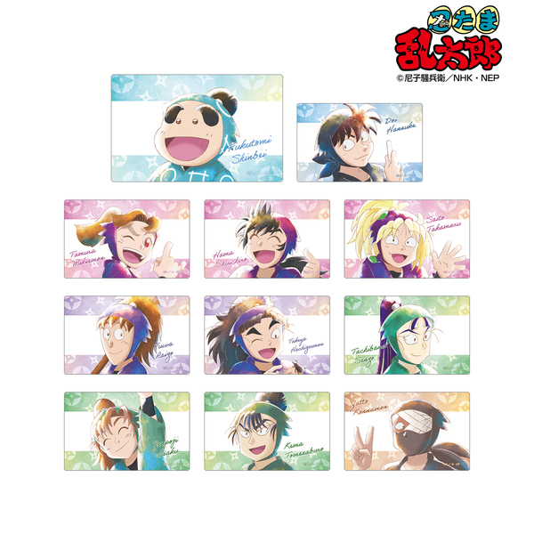 忍たま乱太郎 トレーディング Ani-Art aqua label カードステッカー ver.B【単品】