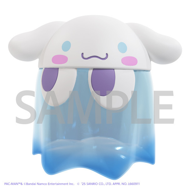 パックマン×サンリオキャラクターズ 　ちびコレクトフィギュア デラックス 　ゴーストシナモロール クリアカラーver. （2026年2月以降発売予定）