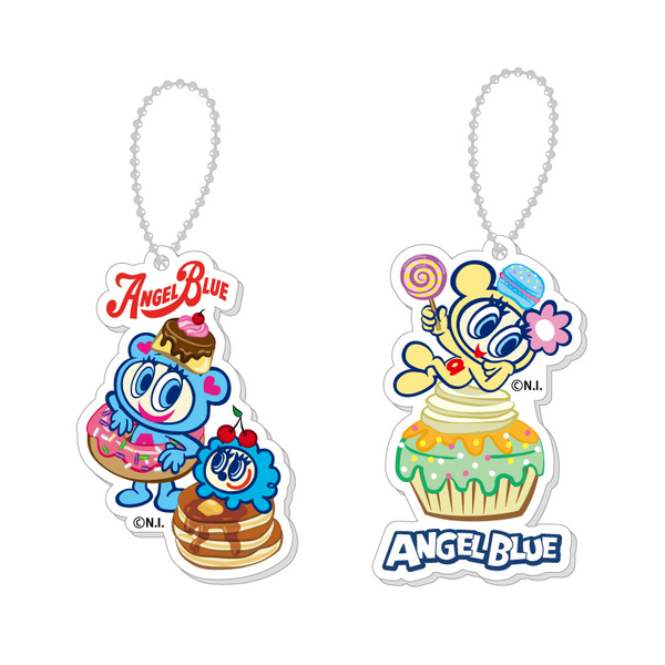ANGEL BLUE(エンジェルブルー)×セブンネットショッピング ビッグアクリルキーホルダー(2個セット)A