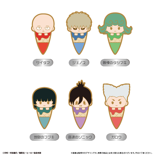 ワンパンマン　アイスたぴピンズ【BOX】（2026年2月以降発売予定）