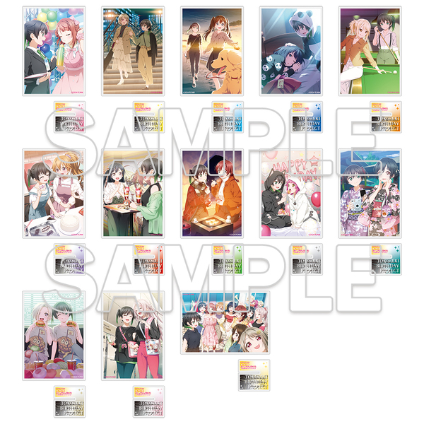 『ラブライブ！虹ヶ咲学園スクールアイドル同好会』台座付きトレーディングアクリルカード Ver.ときめきバースデー【単品】（2025年3月以降発売予