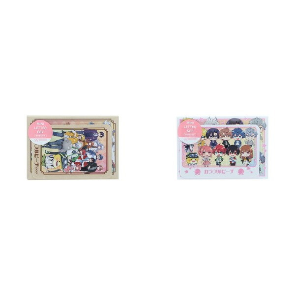 香り付きミニレターセット　カラフルピーチ　クラフト＆グラデーション