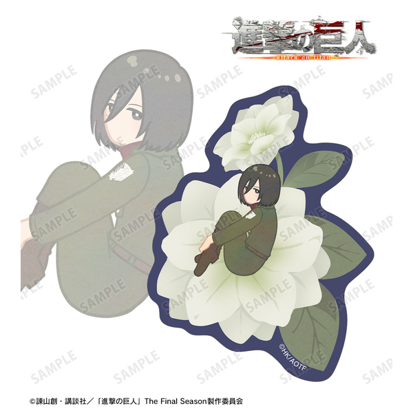 TVアニメ『進撃の巨人』 ミカサ Botania 第4弾 クリアダイカットステッカー（2026年5月中旬以降発売予定）