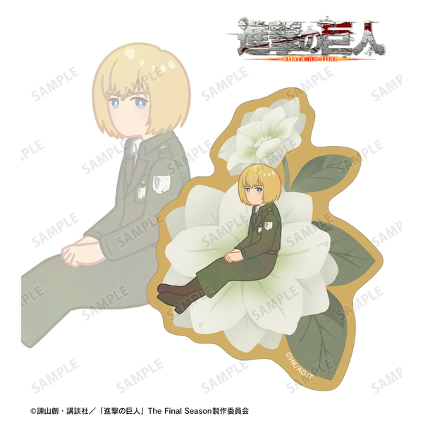 TVアニメ『進撃の巨人』 アルミン Botania 第4弾 クリアダイカットステッカー（2026年5月中旬以降発売予定）