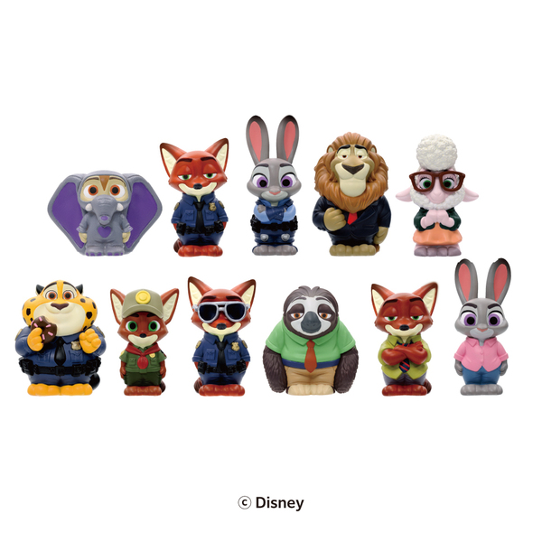 ズートピア【再販】ソフビパペットマスコット【単品】