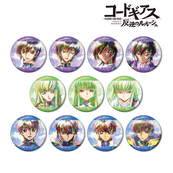 コードギアス 反逆のルルーシュ　トレーディング Ani-Art aqua label ホログラム缶バッジ【BOX】（2026年6月上旬以降発売予定）