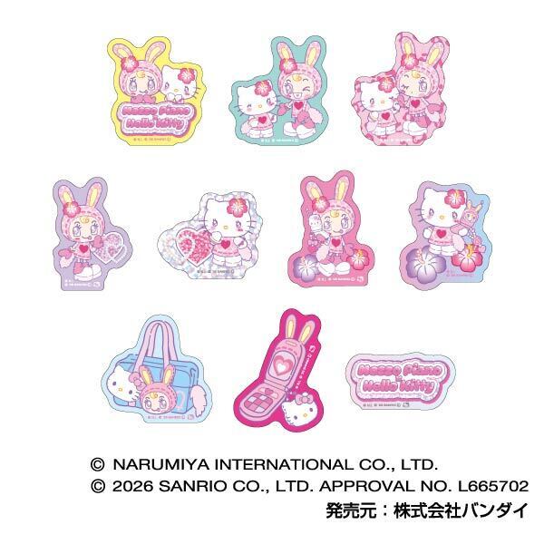 デバイスステッカー　メゾピアノ×ハローキティ【単品】