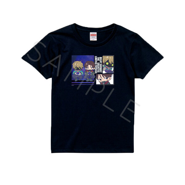 アニメ『銀河特急 ミルキー☆サブウェイ』 Tシャツ(ちぽっけ) TC(カート・マックス) ブラック Mサイズ（2026年6月以降発売予定）