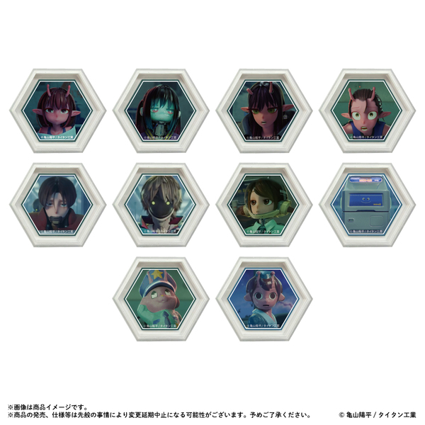 銀河特急 ミルキー☆サブウェイ 六角ミニキャンバスマグネット　単品【単品】（2026年5月以降発売予定）