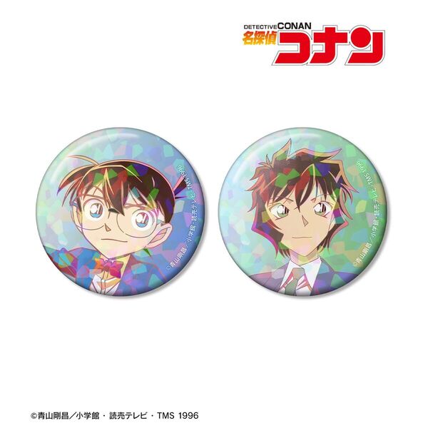 名探偵コナン 江戸川コナン&世良真純 Ani-Art clear label 第2弾 ホログラム缶バッジ2個セット（2026年9月上旬以降発売予定）