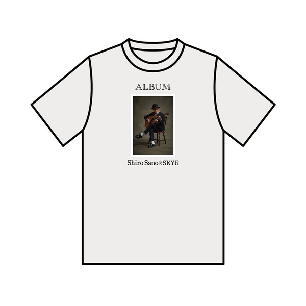 佐野史郎 Tシャツ ALBUMジャケット オートミール Sサイズ