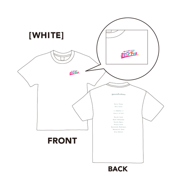 Watanabe Actors Star Fes／Tシャツ＜WHITE＞／M