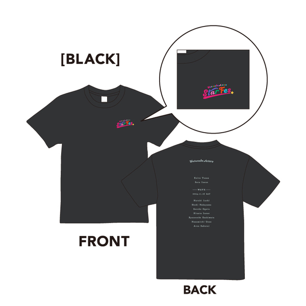 Watanabe Actors Star Fes／Tシャツ＜BLACK＞／M