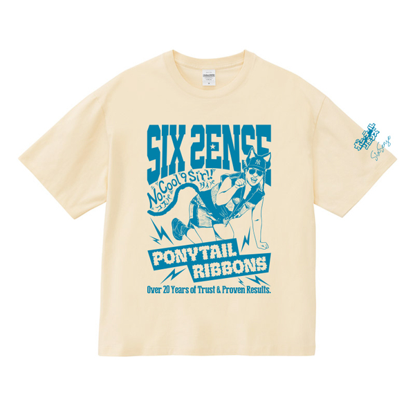 【ポニーテールリボンズ】ポニーテールリボンズ×SIX SENSEコラボTシャツ XLサイズ