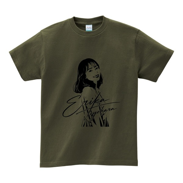 豊原江理佳／『Sign』Tシャツ／オリーブグリーン／S
