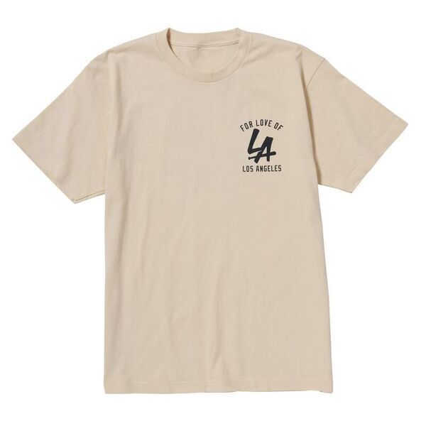 Baseballism LA BAT PIMA COTTON TEE（NATURAL）Mサイズ