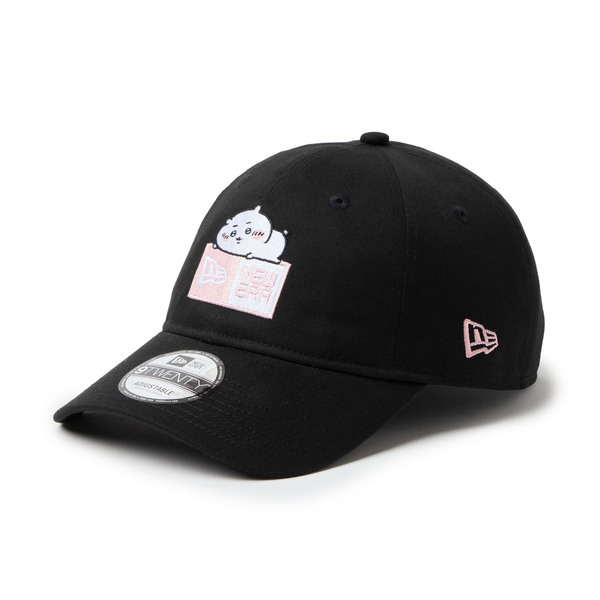 9TWENTY ちいかわ / ボックスロゴ ちいかわ ブラック Sizes：L/XL
