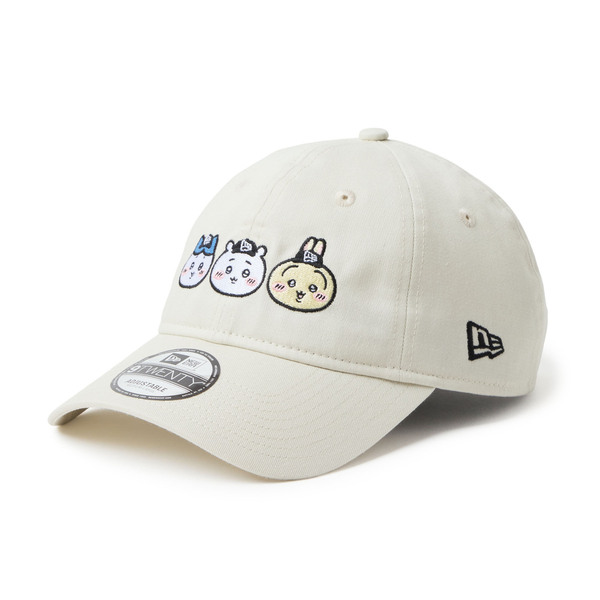 9TWENTY ちいかわ / ちいかわ・ハチワレ・うさぎ アイボリー Sizes：M/L