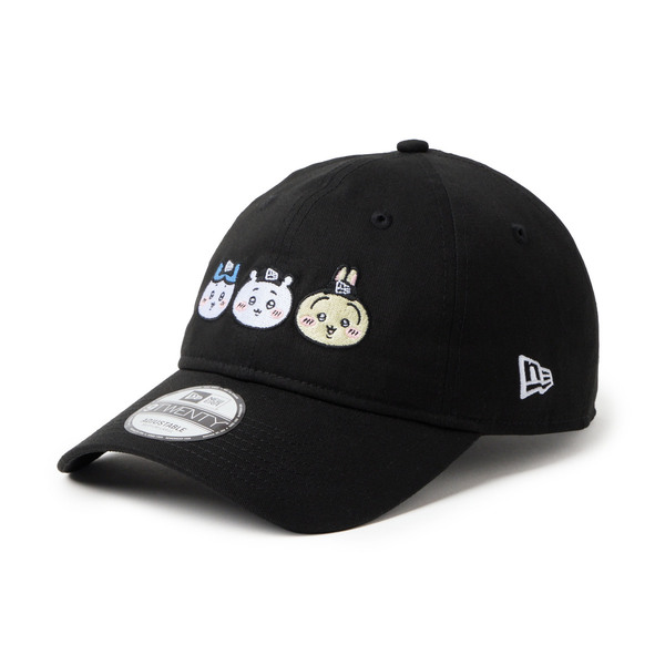 9TWENTY ちいかわ / ちいかわ・ハチワレ・うさぎ ブラック Sizes：M/L